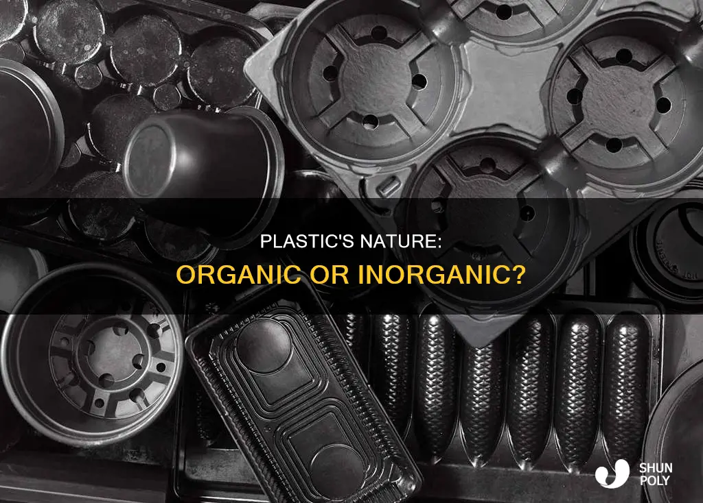 is plastic considered organic or inorganic