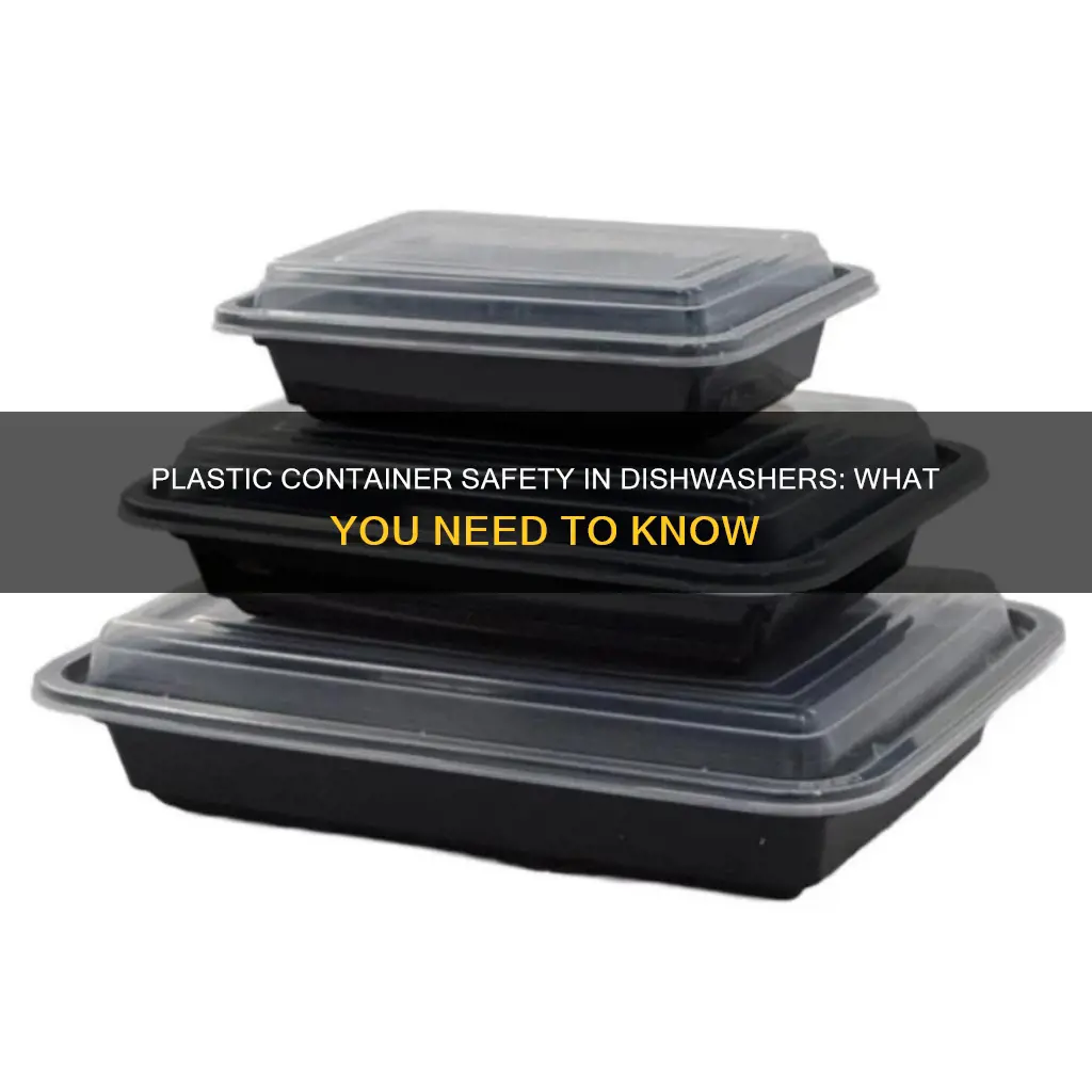 is plastic containers 5 dishwasher safe