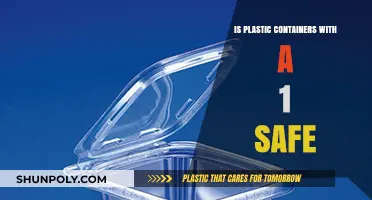 Are Plastic Containers with #1 Safe to Use?