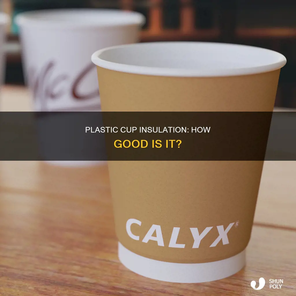 is plastic cup a good insulator