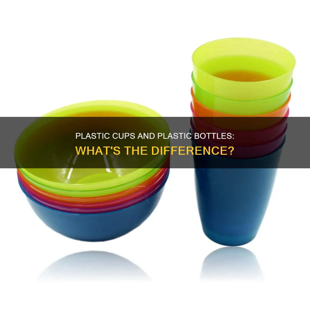 is plastic cups same as plastic bo
