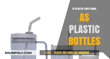 Plastic Cups vs. Bottles: Are They the Same Material?