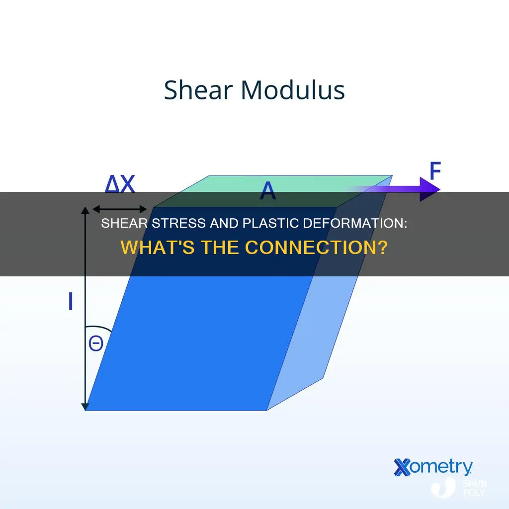 is plastic deformation caused bt shear stress