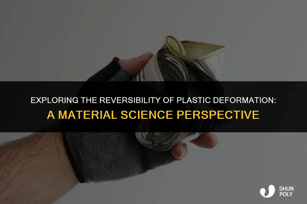 is plastic deformation reversible
