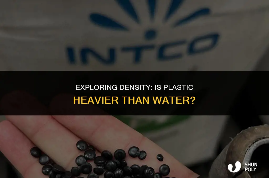 is plastic denser than water