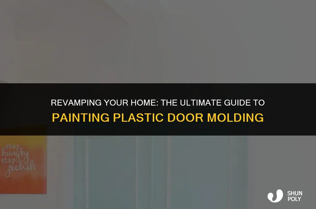 is plastic door molding paintable