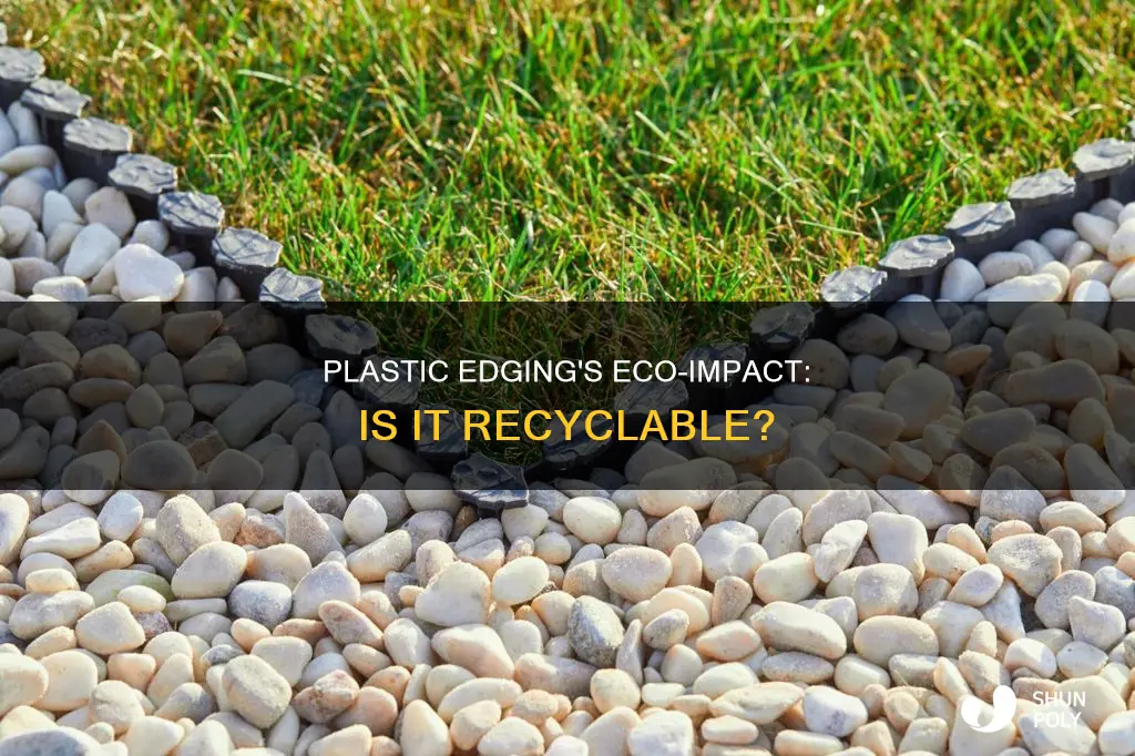 is plastic edging recyclable