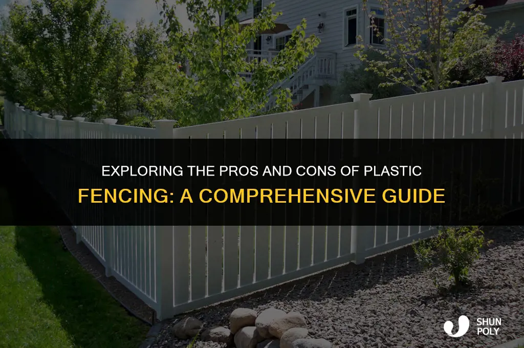 is plastic fencing any good