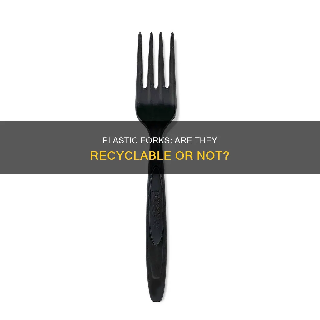 is plastic forks recyclable