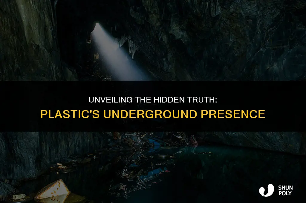 is plastic found underground