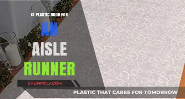 Plastic Aisle Runners: Pros and Cons