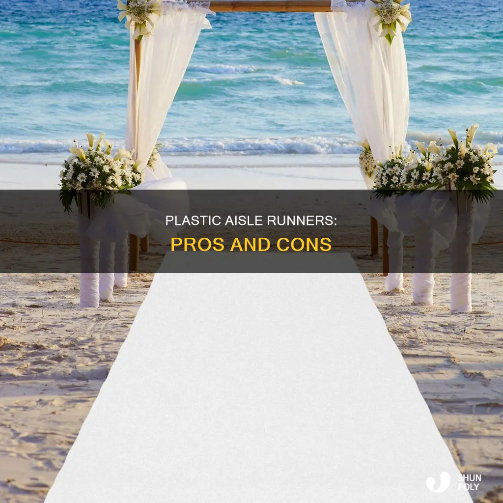 is plastic good for an aisle runner