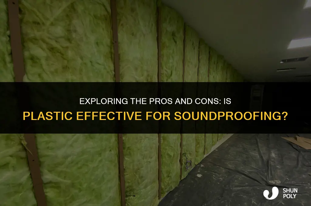 is plastic good for soundproofing
