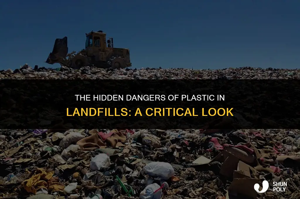 is plastic harmless in landfills