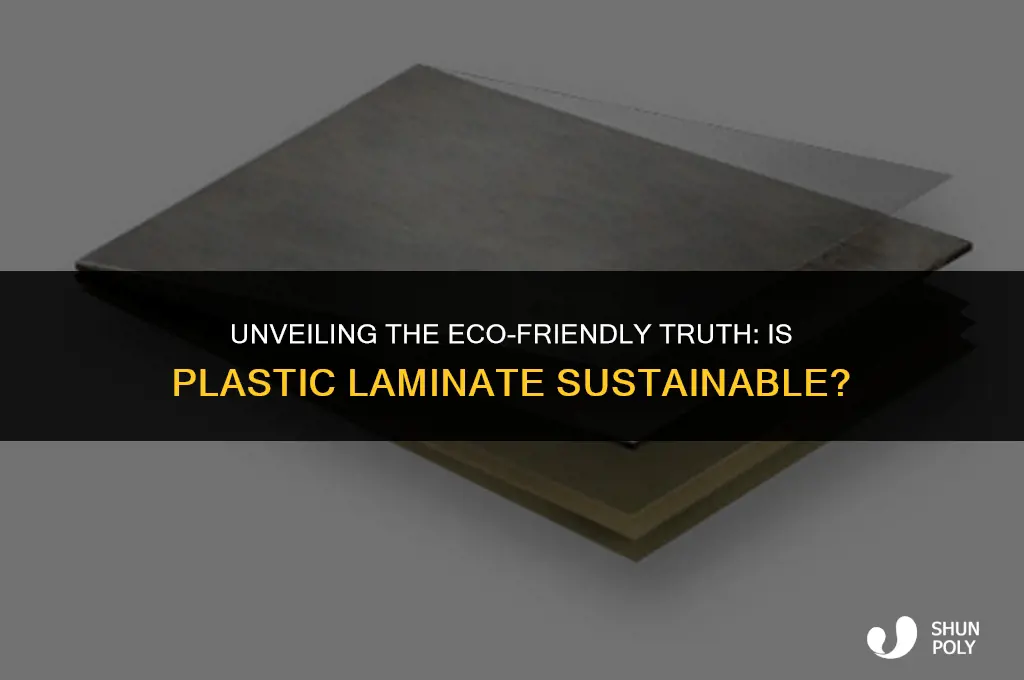 is plastic laminate sustainable