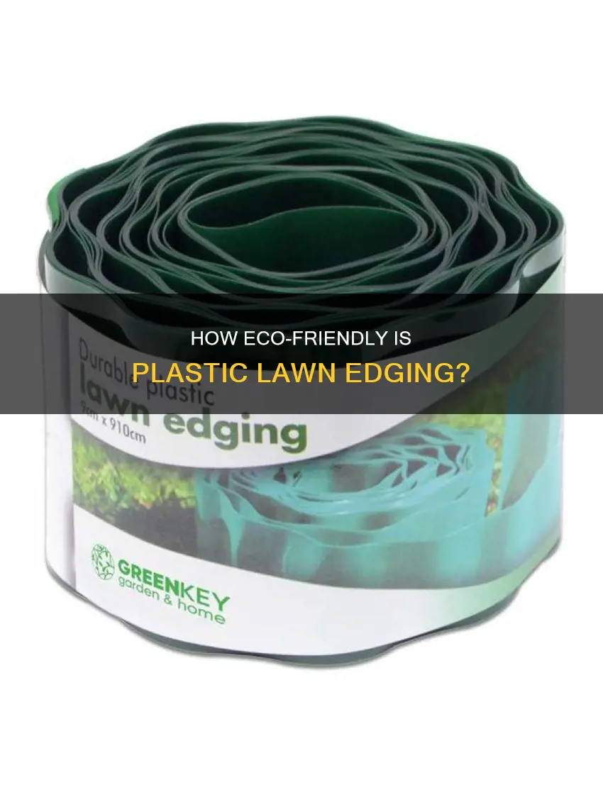 is plastic landscape lawn edging recyclabe