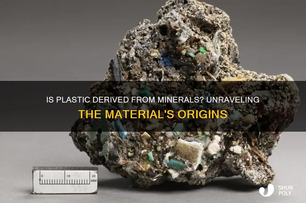 is plastic made from minerals