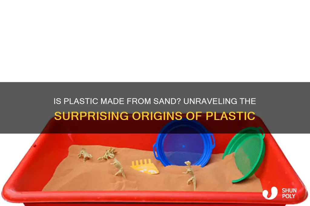 is plastic made from sand