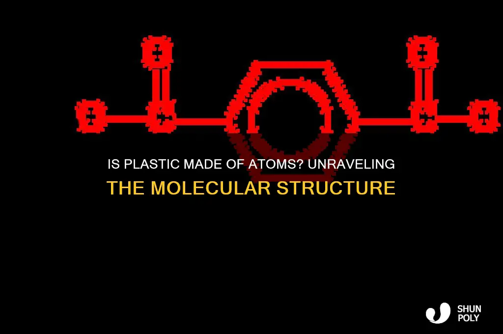 is plastic made of atoms