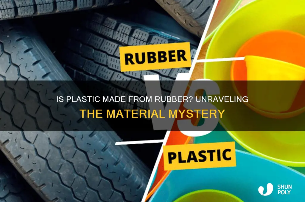 is plastic made out of rubber
