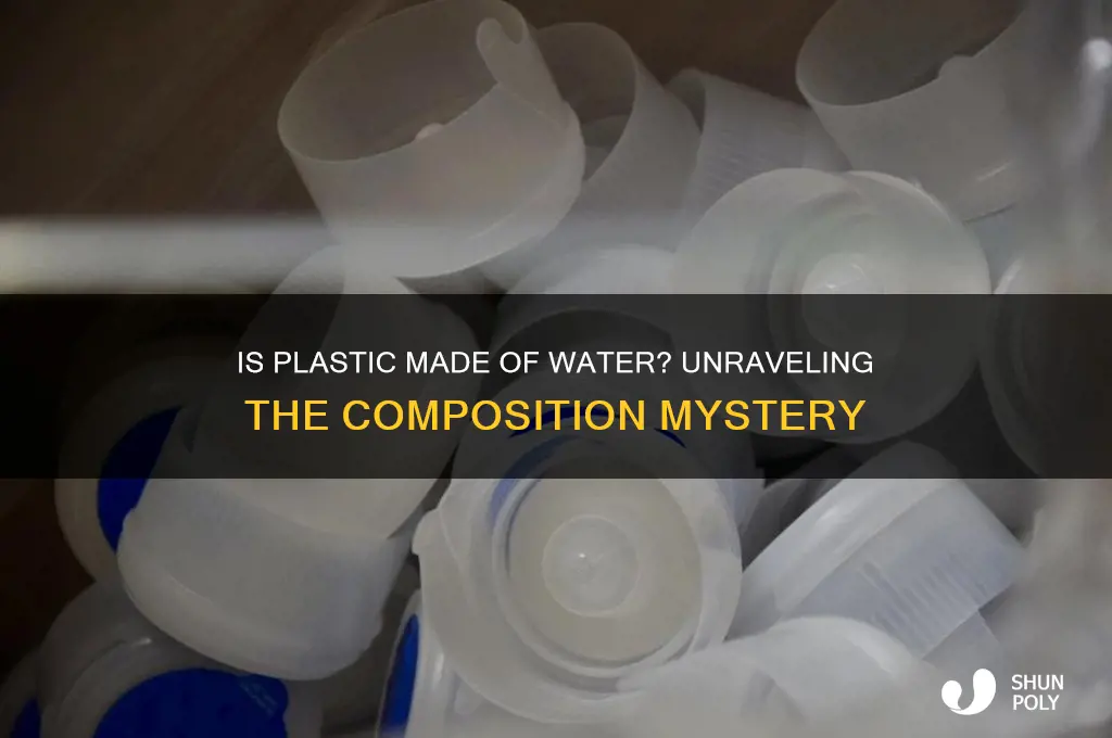 is plastic made up of water