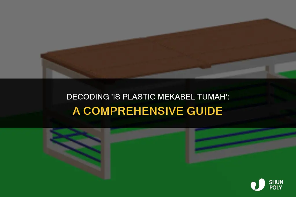 is plastic mekabel tumah