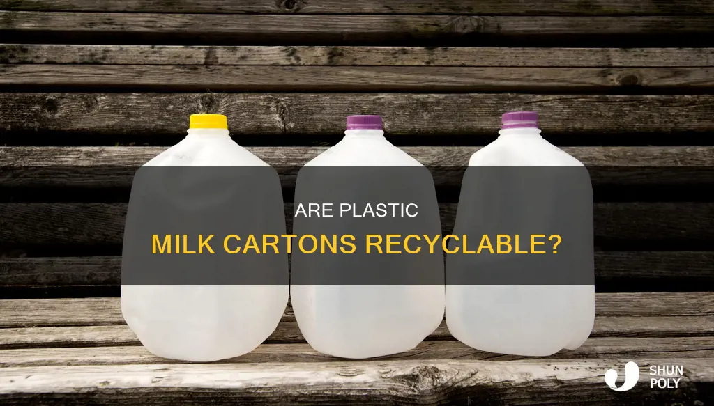is plastic milk carton recyclable