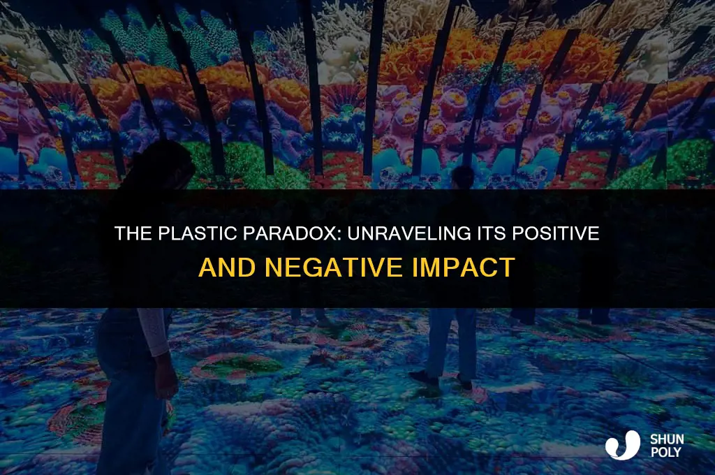 is plastic negative or positive