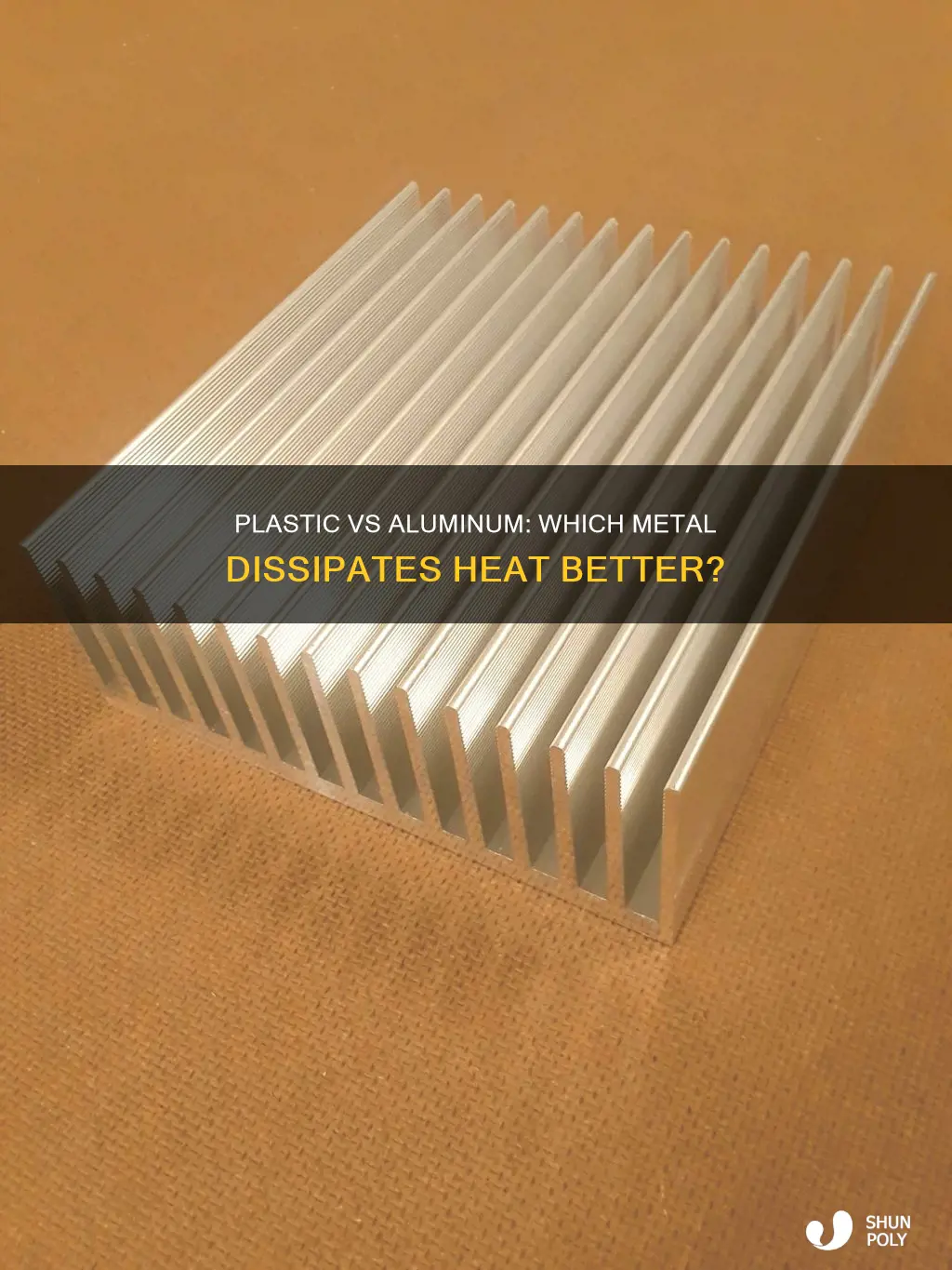is plastic or aluminum disipate more heat