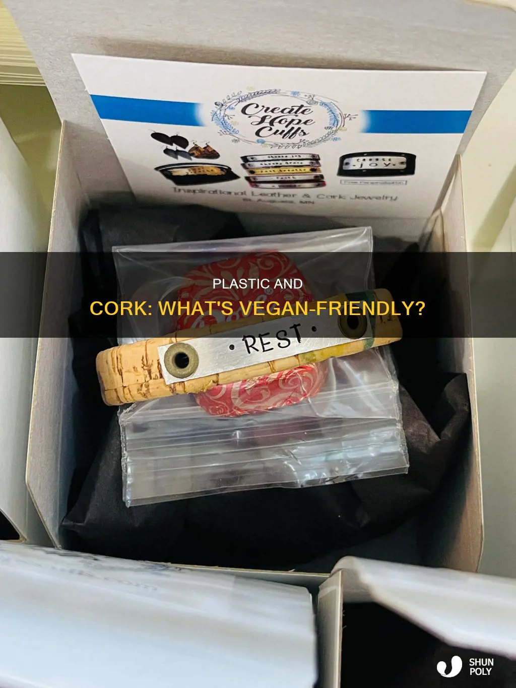 is plastic or cork considered vegan