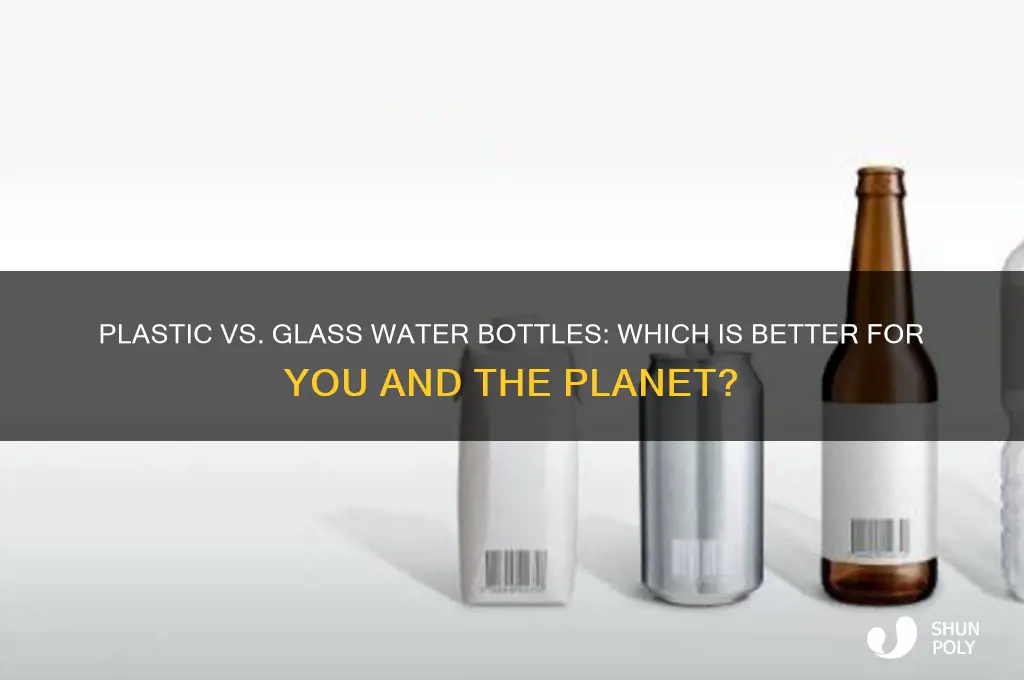 is plastic or glass water bottle