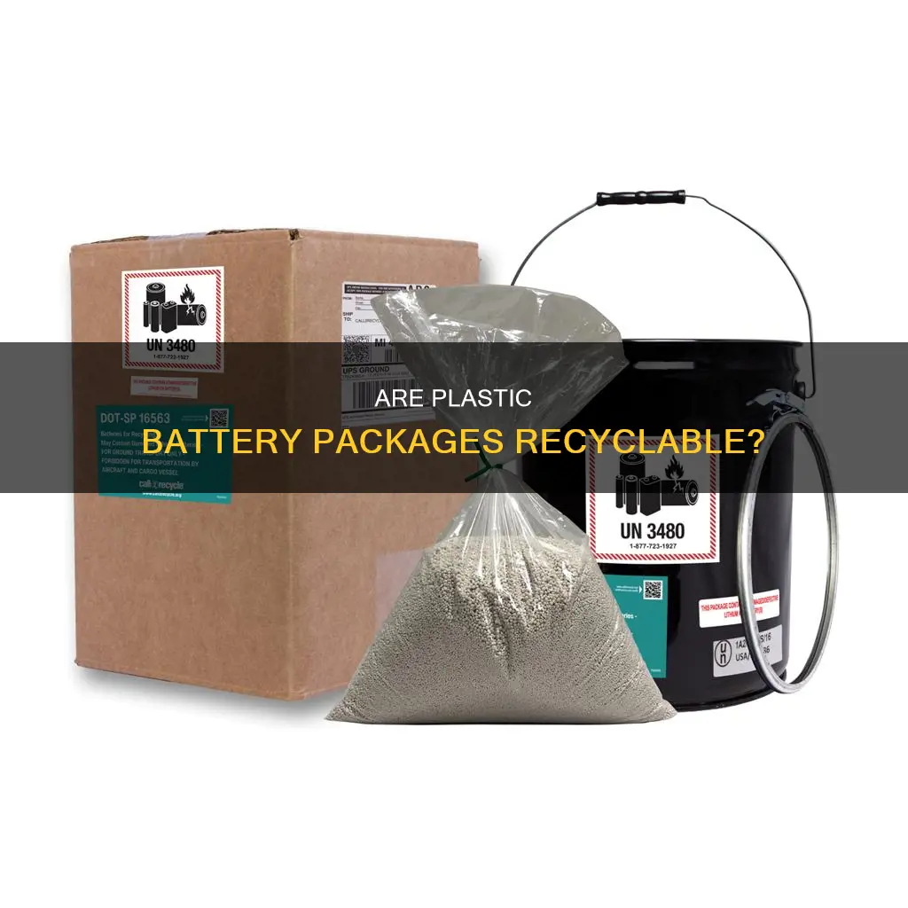 is plastic packaging for batteries recyclable