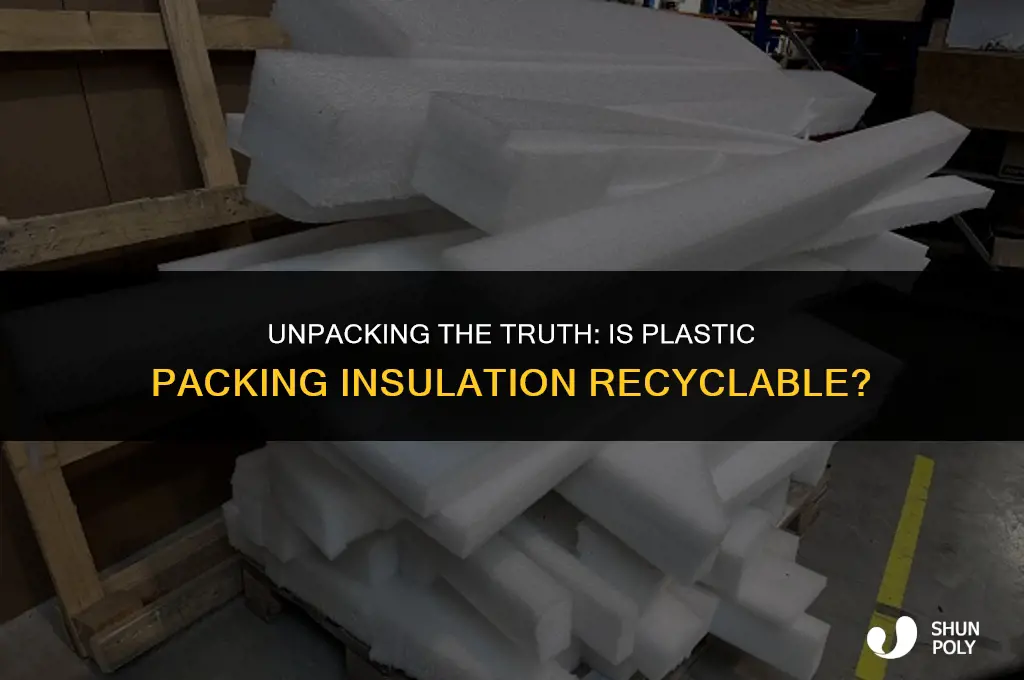 is plastic packing insulation recyclabe