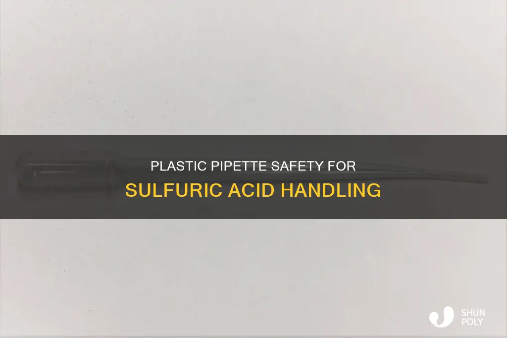 is plastic pepette good for sulfuric acid
