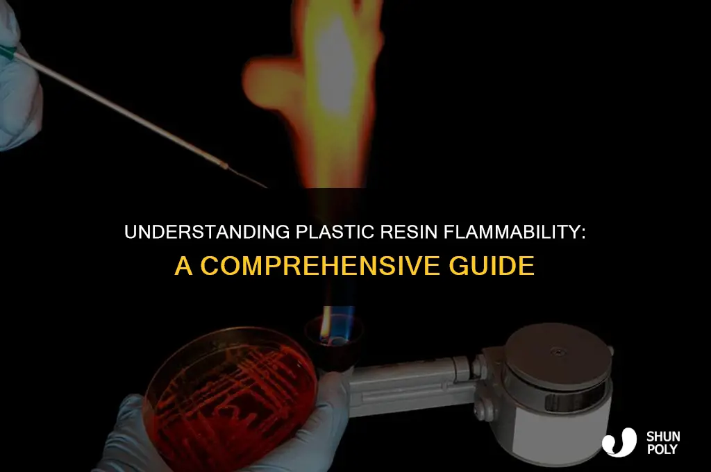 is plastic resin flammable