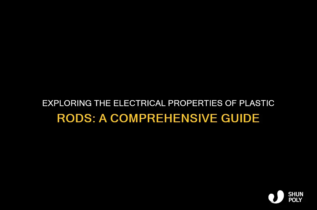 is plastic rod negative charge