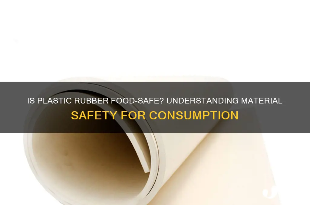 is plastic rubber made ok for food