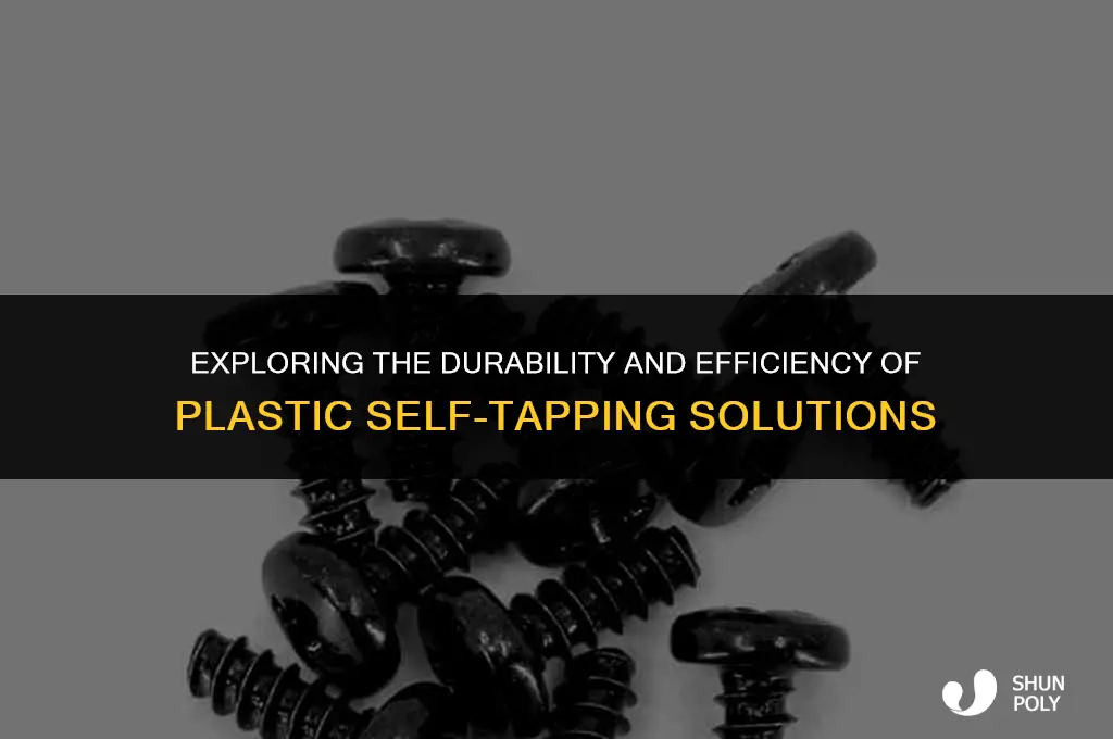 is plastic self tapping