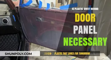 The Plastic Sheet Behind Door Panels: Necessary or Not?