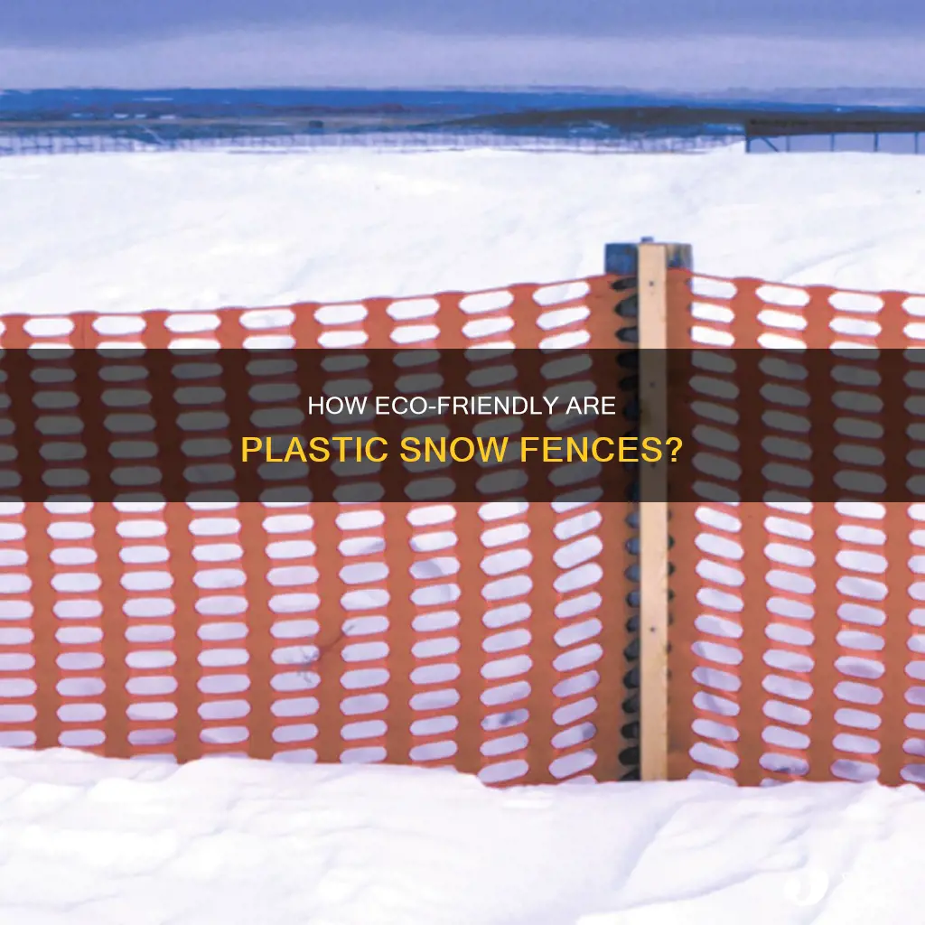 is plastic snow fence recyclable