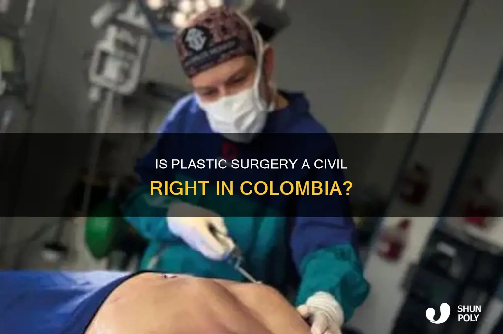 is plastic surgery a civil right in colombia