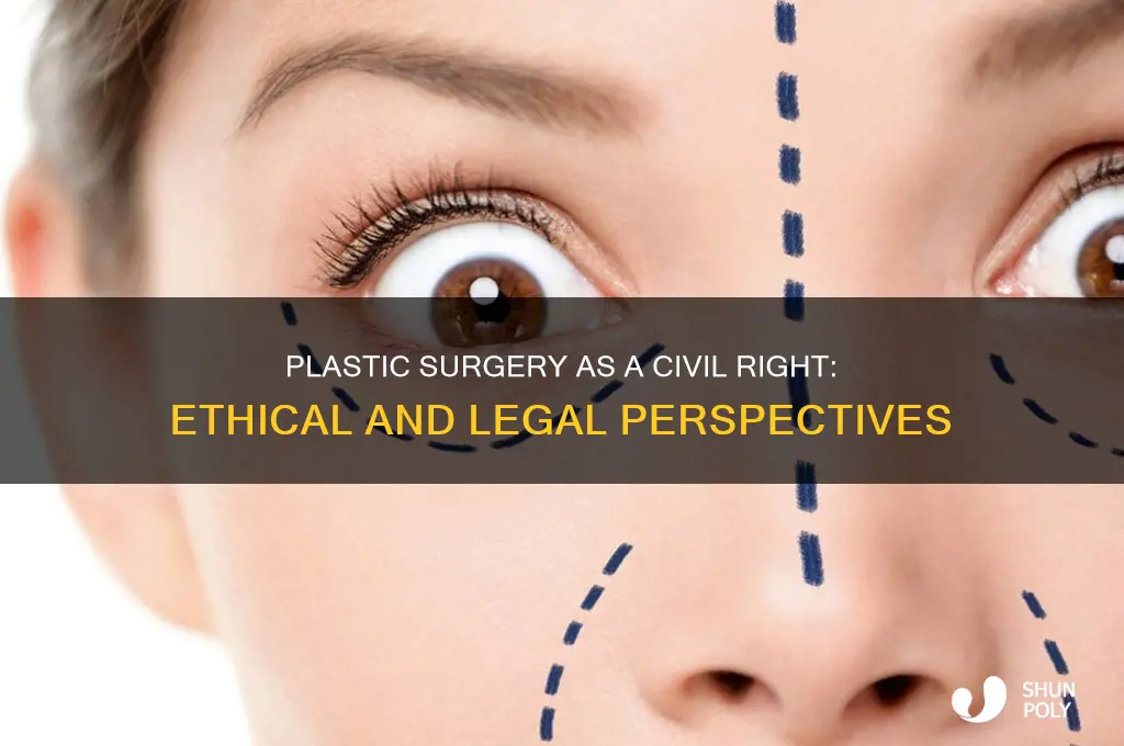 is plastic surgery a civil right