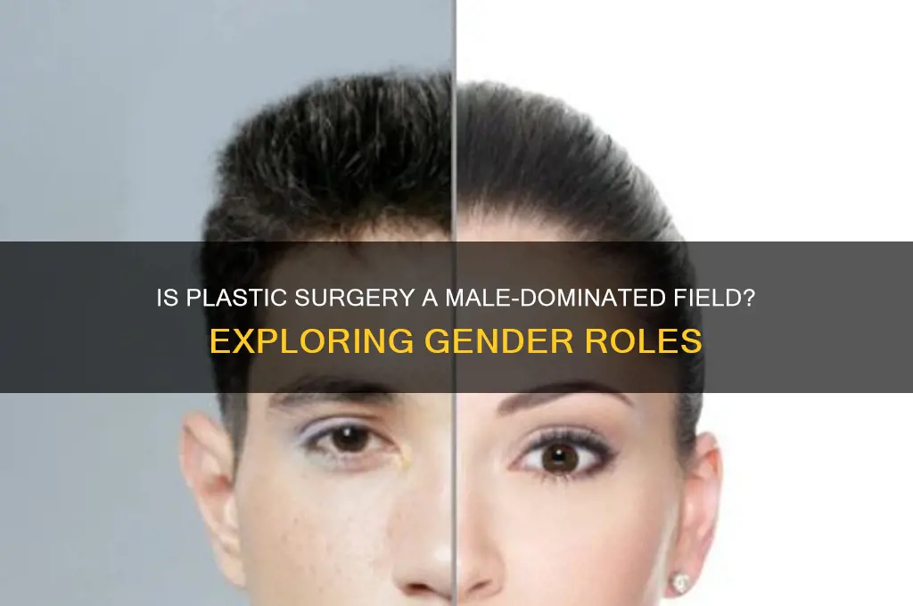 is plastic surgery a male job