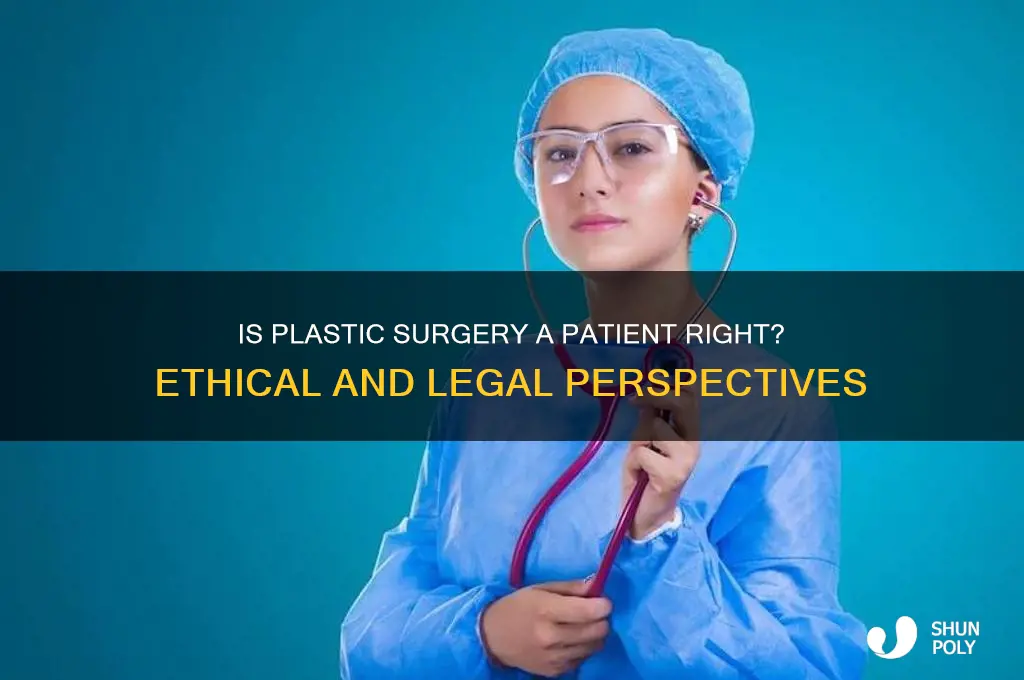 is plastic surgery a patient right