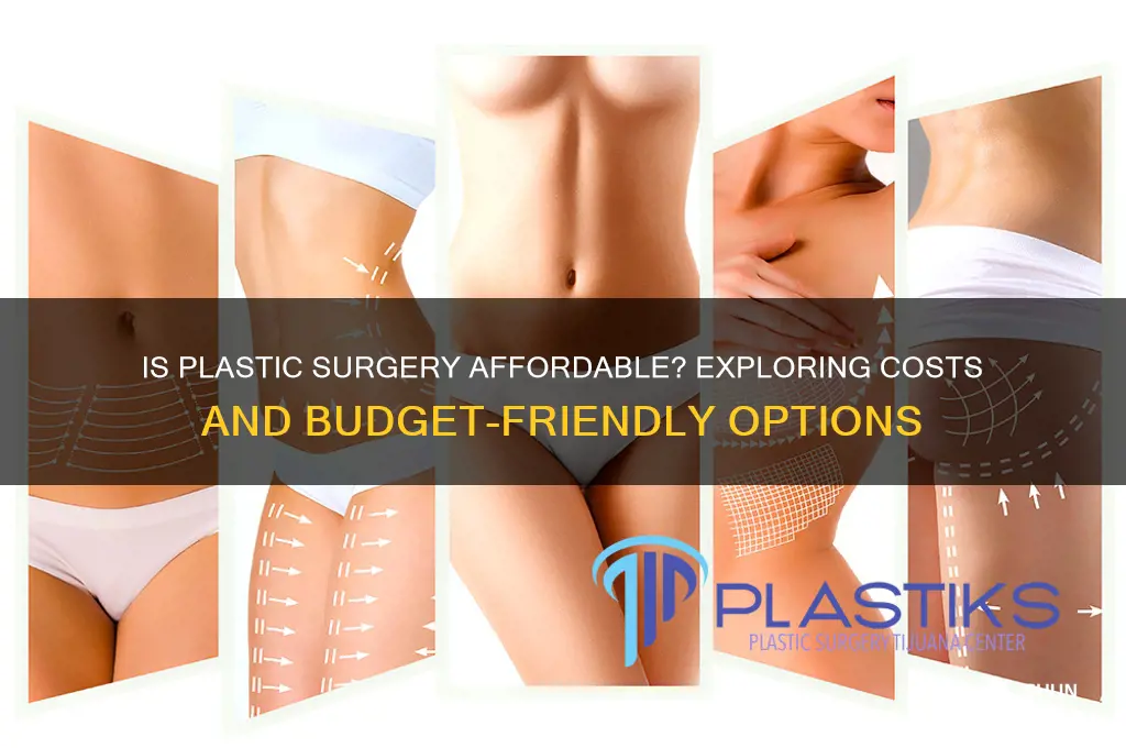 is plastic surgery affordable