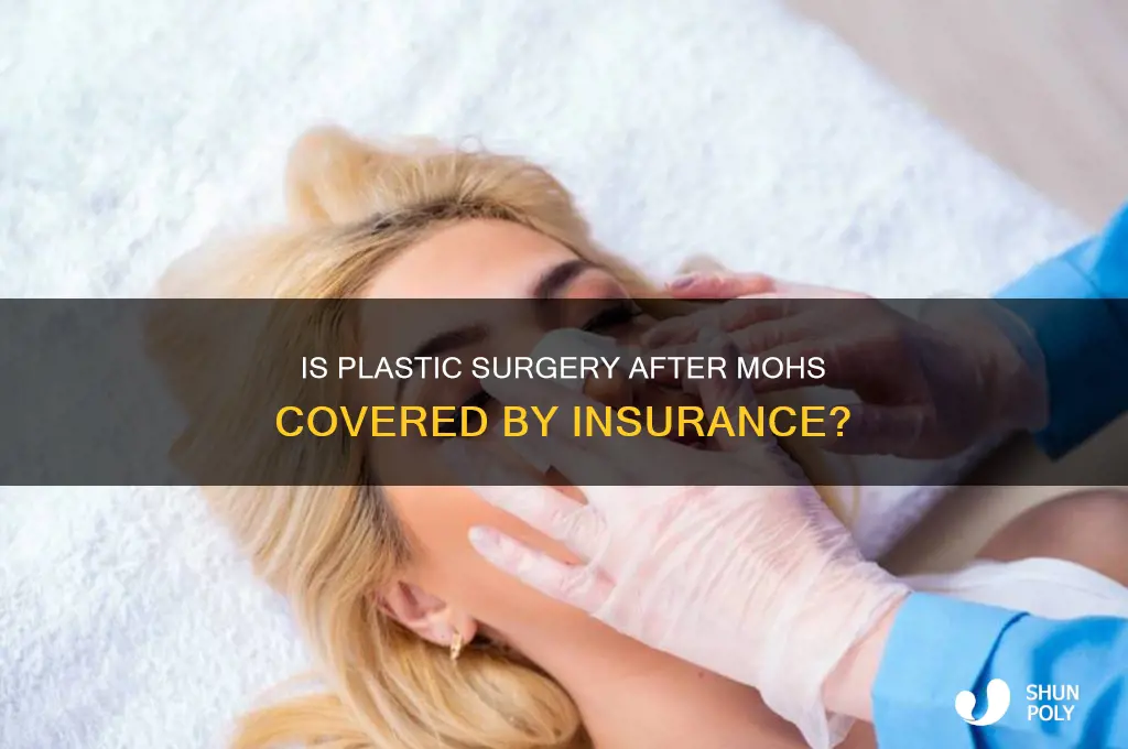 is plastic surgery after mohs covered by insurance