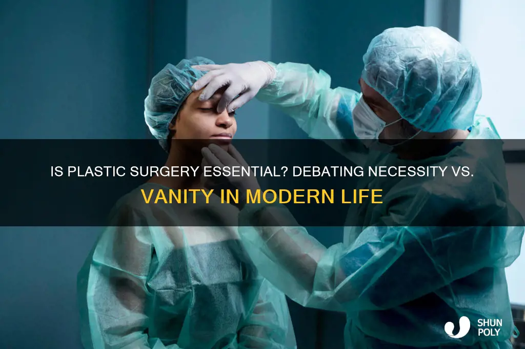 is plastic surgery an essential business