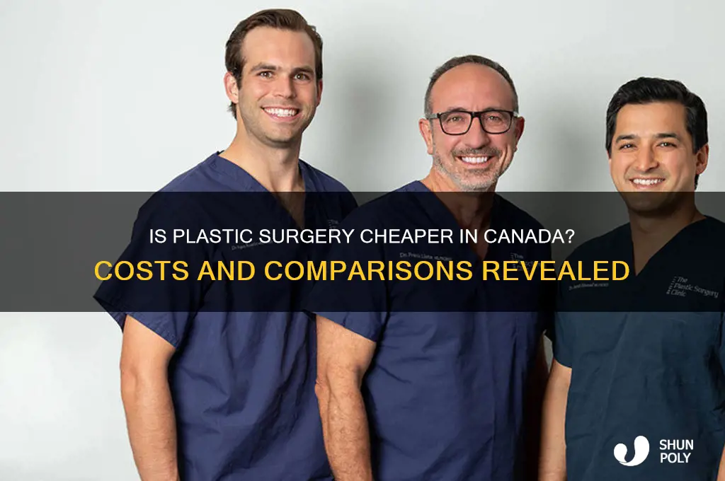 is plastic surgery cheaper in canada