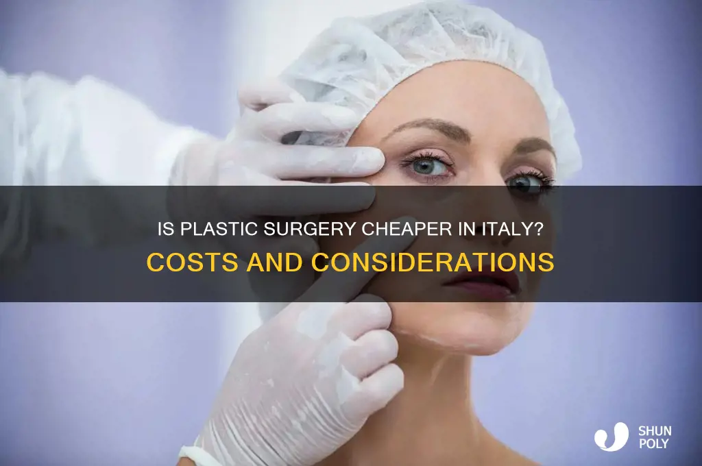 is plastic surgery cheaper in italy
