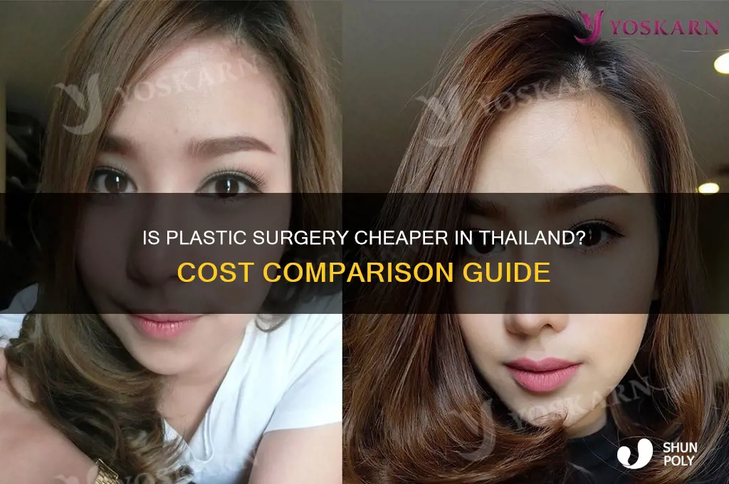 is plastic surgery cheaper in thailand